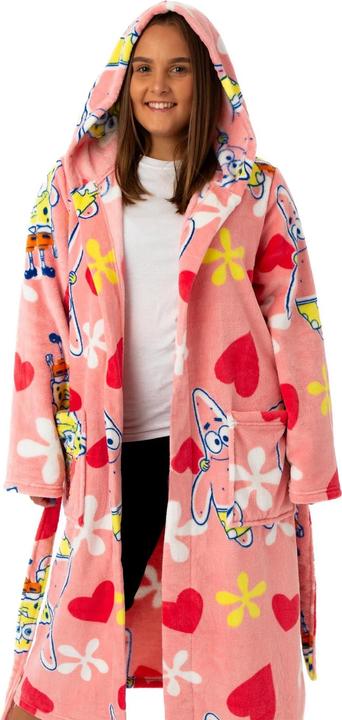 Immagine prodotto Spongebob Squarepants Accappatoio Con Cappuccio Donna (S)