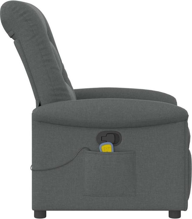 Produktbild VidaXL Massagesessel Dunkelgrau Stoff Massage TV-Sessel