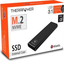 Produktbild Land A06-M2-NVME-01 M.2 Storage Drive Enclosure SSD Schwarz (M.2)