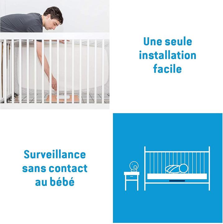 Actual product image Angelcare Baby motion monitor with sound (Baby Monitor Audio, 200 m)