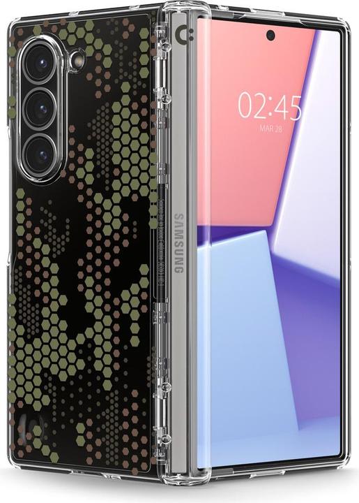 Actual product image Spigen Ultra Hybrid Pro Galaxy Z Fold 6 Case Digital Camo (Samsung Galaxy Z Fold6)