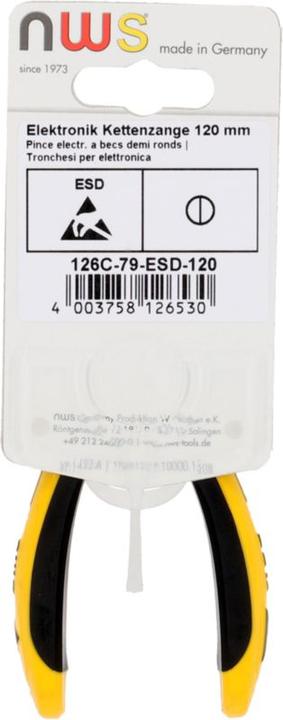 Immagine prodotto NWS Pinze a catena elettronica/meccanica fine (170 mm)