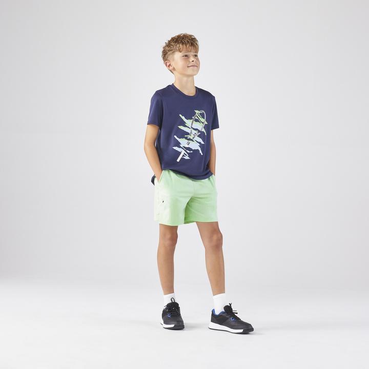 Immagine prodotto Artengo Kinder Tennisshorts - TSH Dry Jr hellgrün (8, 9, 10)