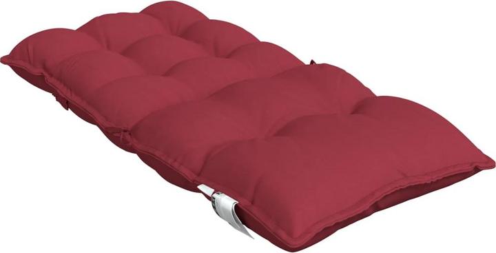 Actual product image VidaXL Low backrest cushions 4 pcs. Oxford fabric (100 x 50 x 7 cm)