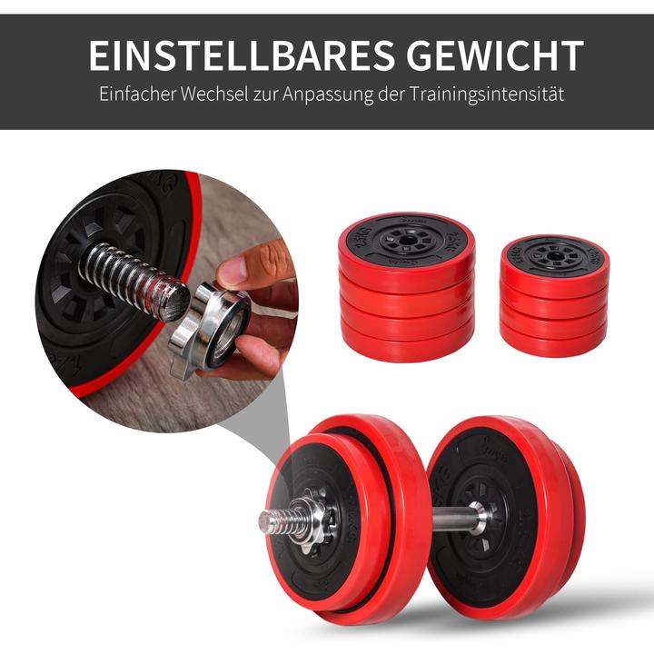 Actual product image Jamb Hantelset (4 x 2.5 kg, 4 x 1.25 kg)