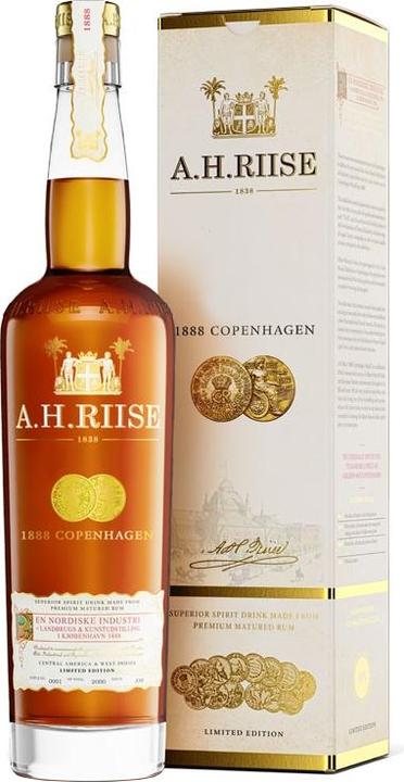Image du produit A.H.Riise Rhum 1888 Médaille d'or de Copenhague (1 x 70 cl)