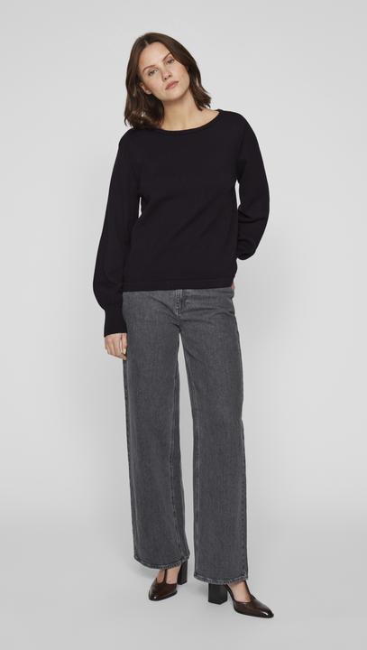Actual product image Vila U-boat neck knitted jumper (S)