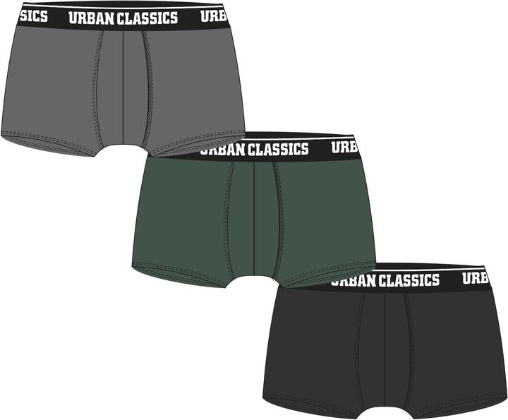Produktbild Urban Classics Boxer Shorts 3-Pack (L, 3er Pack)