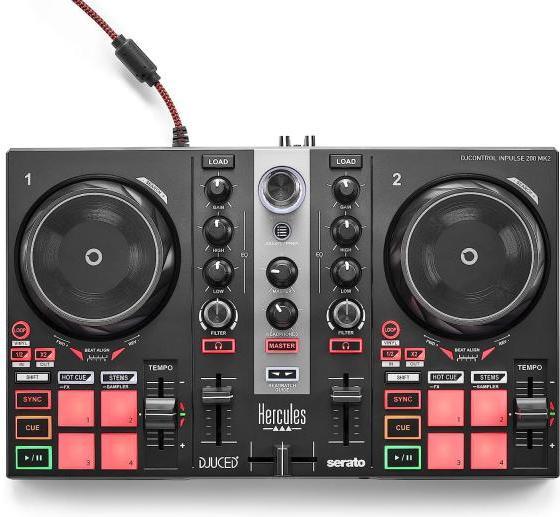 Produktbild Hercules DJ Control Inpulse 200 MK2 mit Kopfhörer