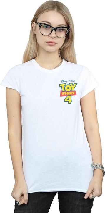 Immagine prodotto Disney Toy Story 4 Logo Breast Print Maglietta Donna (L)