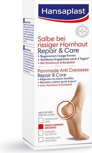 Produktbild Hansaplast Repair & Care (Fusscrème & Fussgel, 40 ml)