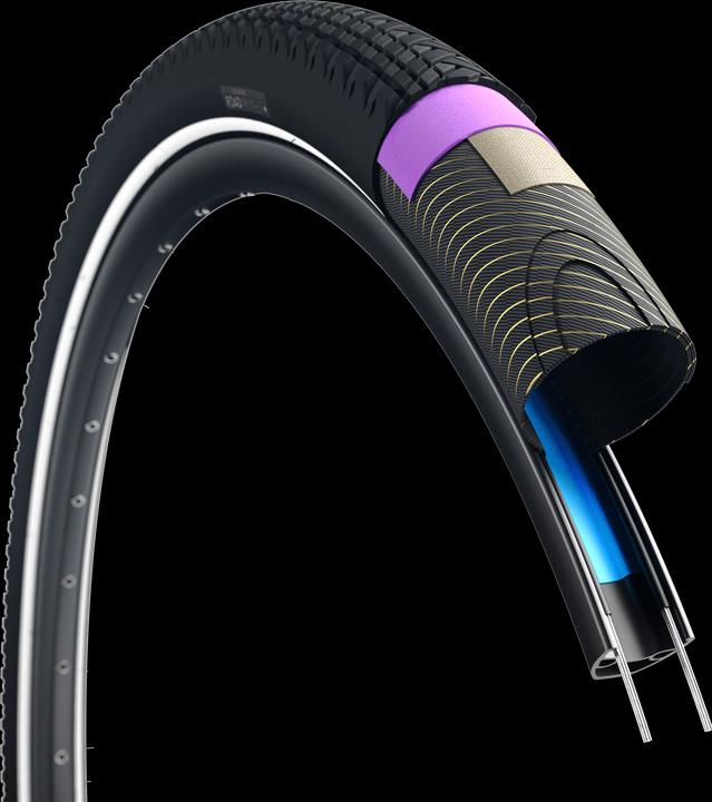 Produktbild Riverside Fahrradreifen Trekkingreifen E-Bike Pannenschutz RoadProtect+ 26"×1,85" (26 x 1.85, 47-559)