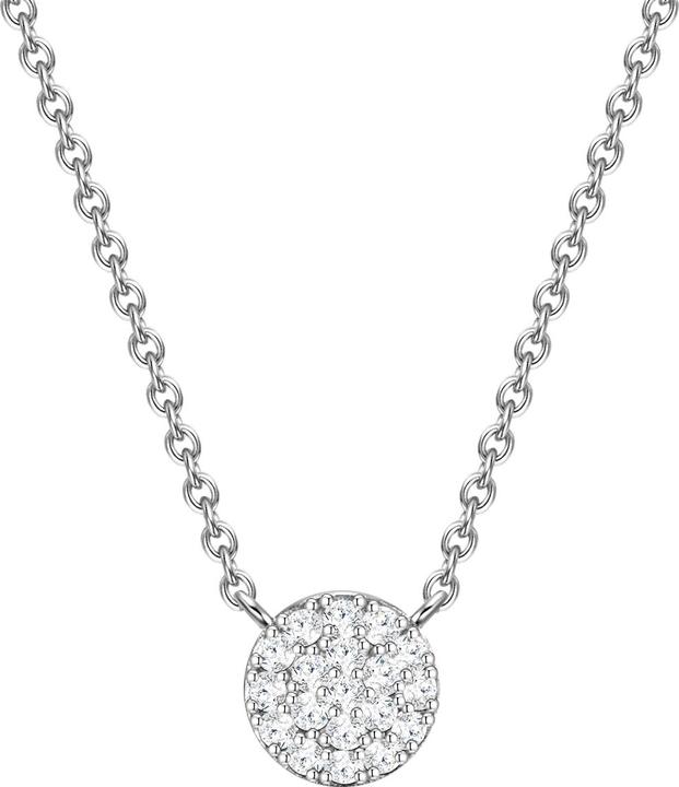Glanzstücke München Damen Sterling Silber Zirkonia silber 40,0 cm Basiskette + 5,0 cm Verlängerung - 30034 (Sterling Silber, 40 - 45 cm)