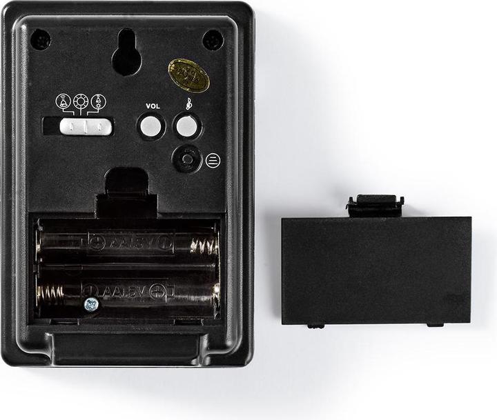 Immagine prodotto Nedis Set campanello wireless Alimentazione a batteria 3 V DC 1x CR2032 Volume: 80 dB Portata del