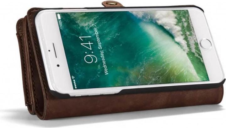 Immagine prodotto Caseme Apple iPhone 8 Plus Custodia per carte di credito con portafoglio in vera pelle (Apple iPhone 8 Plus)