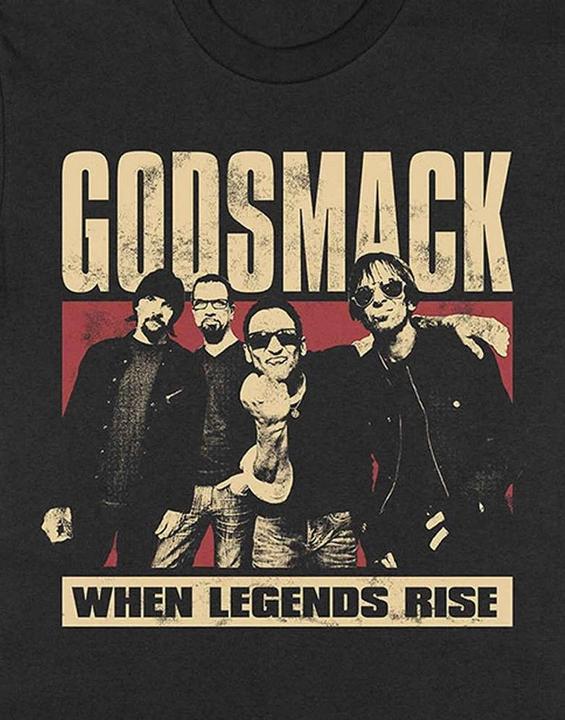 Actual product image Godsmack Unisex Adult Legends Photograph T-Shirt (S)