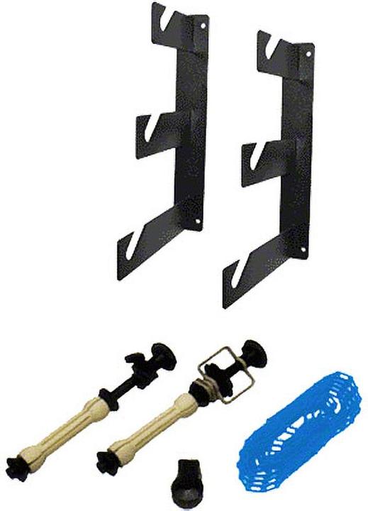 Walimex 3-fach Hintergrund Wandmontageset (4 cm, 33 cm)