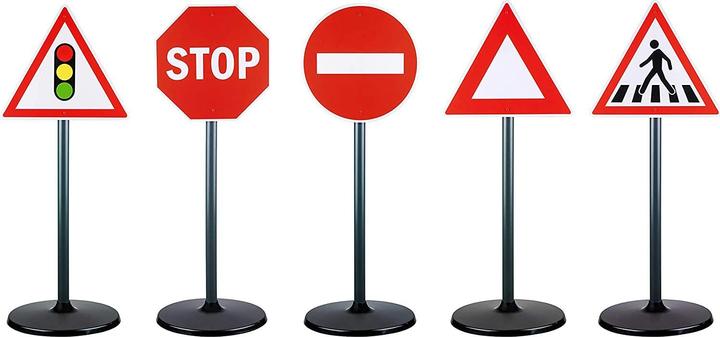 Actual product image Outdoor Active Traffic signs, 5-piece, height 65 cm