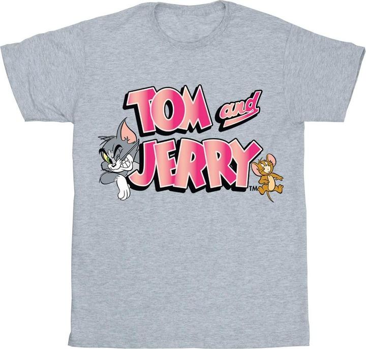 Immagine prodotto Tom & Jerry Gradient Logo Maglietta Ragazze (104)