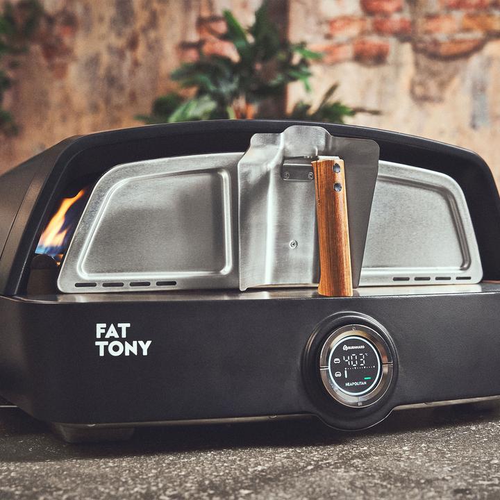 Produktbild Burnhard Outdoor Gas-Pizzaofen FAT TONY, 450 °C – 650 °C, 8 kW (62,5x57,5x28,5cm) inkl. Pizzastein (Pizzaofen Gas)