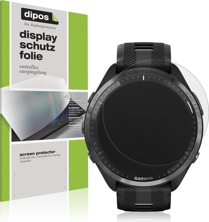 Dipos Film de Protection d’écran Anti-reflet pour Garmin Forerunner 965