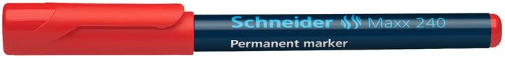 Actual product image Schneider Maxx 240 permanent marker Line width: 1-2 mm Ink colour: red (Red, 2 mm, 10 x)