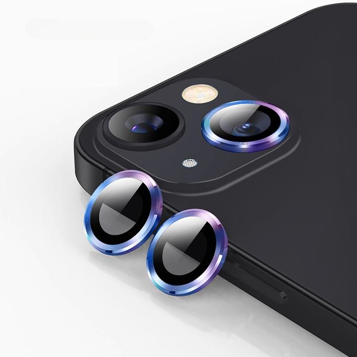 Image du produit Enkay iPhone 15 / 15 Plus - Lentilles de caméra verre blindé multicolore (2 pièce(s), Apple iPhone 15 Plus, Apple iPhone 15)