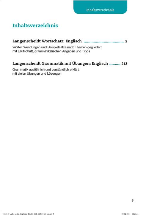 Energie-Label Langenscheidt Englisch - alles drin! (Englisch, Deutsch, Langenscheidt, 2022)