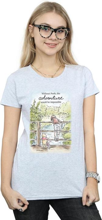 Actual product image Disney Womens/Ladies Winnie The Pooh Adventure Cotton T-Shirt (XXL)