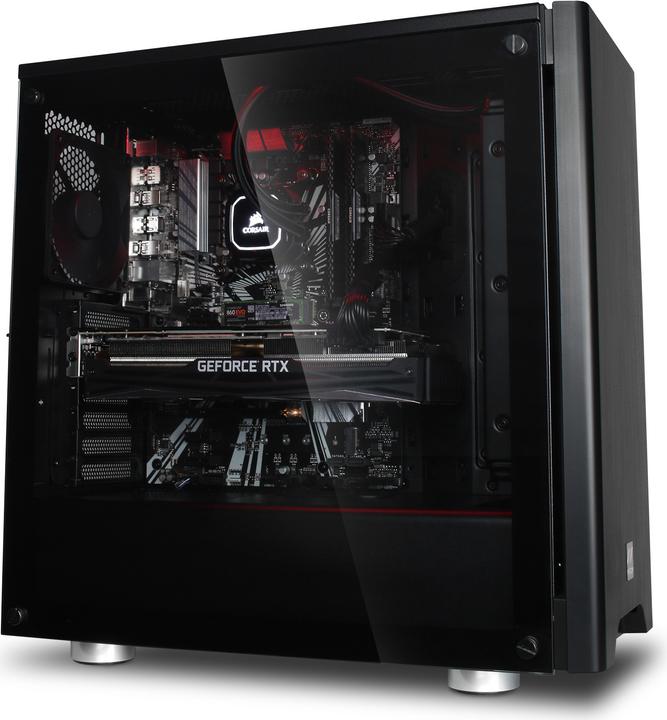 Produktbild Mifcom Savage RTX2080Ti Core i7 Advanced (Intel Core i7-9700K, 32 GB, 1000 GB, GeForce RTX 2080 Ti)
