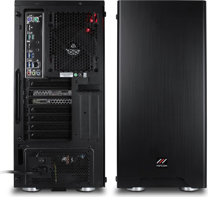 Produktbild Mifcom Savage RTX2080Ti Core i7 Advanced (Intel Core i7-9700K, 32 GB, 1000 GB, GeForce RTX 2080 Ti)