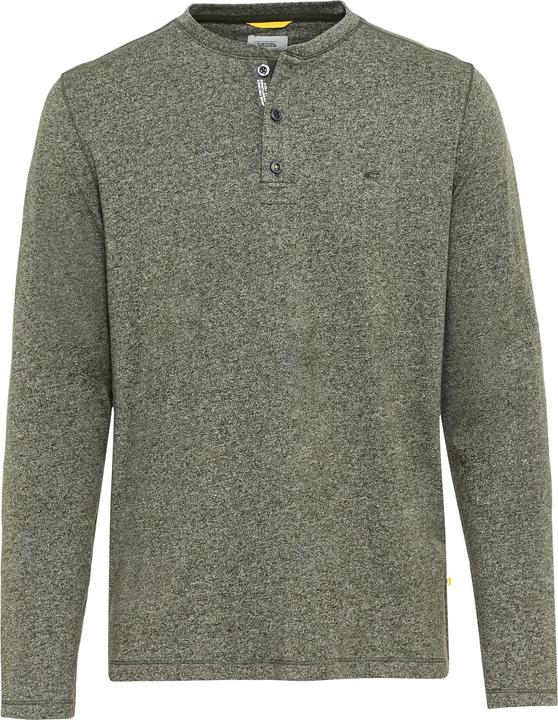 Produktbild Camel Active Langarm Henleyshirt aus nachhaltigen Baumwollmix (XXL)