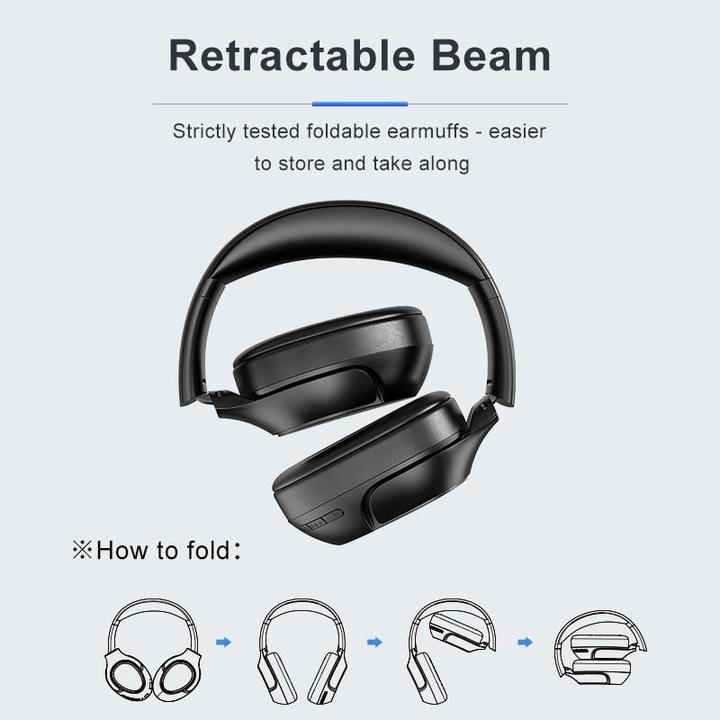 Actual product image adidas słuchawki nauszne Bluetooth A770BL czarny/black (100 h, Cable)