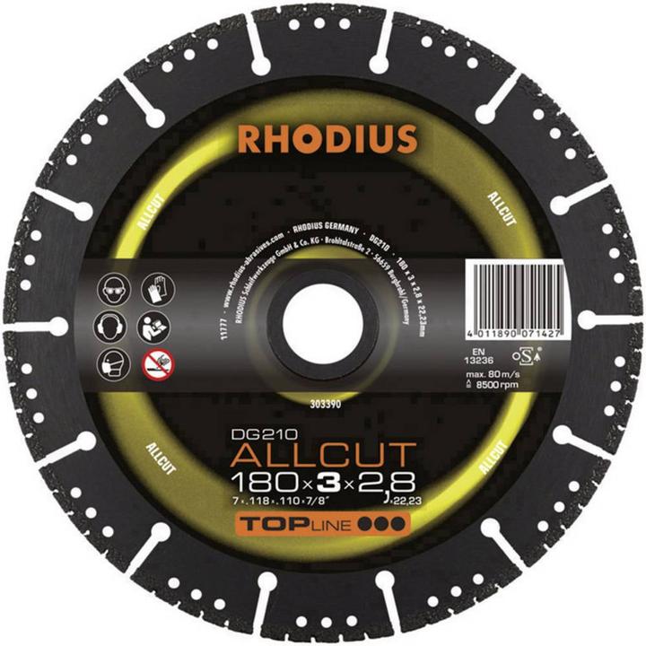 Produktbild Rhodius DG210 ALLCUT Diamanttrennscheibe