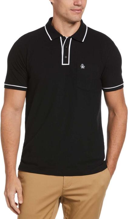 Actual product image Original Penguin Mens Earl Cotton Pique Polo Shirt (M)