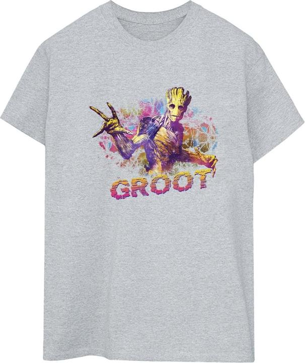 Image du produit - T-shirt GUARDIANS OF THE GALAXY ABSTRACT GROOT - Femme (S)