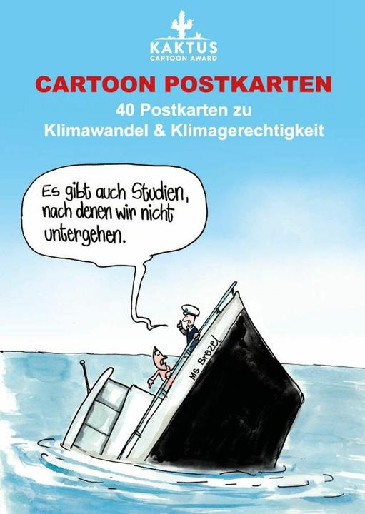 Produktbild Cartoon Postkarten - Klimawandel