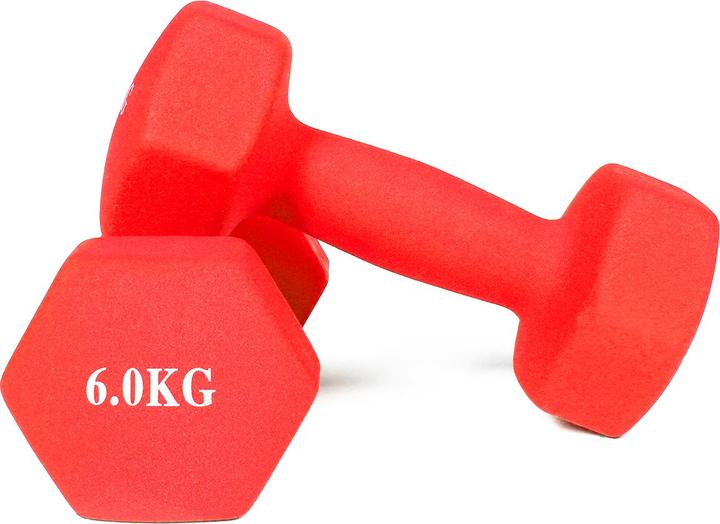 Gladiatorfit Neopren-Hanteln (2 x 6 kg)