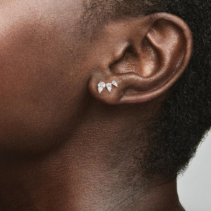 Produktbild Pandora Funkelnde Birnen Ohrringe (Metall, rosevergoldet)