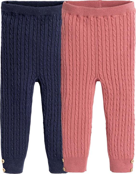 Actual product image La Redoute Collections 2-pack cable knit leggings (86)