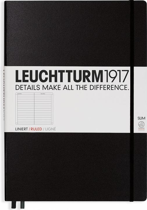 Immagine prodotto Leuchtturm1917 Master Slim, copertina rigida (A4, Righe, Copertina rigida)