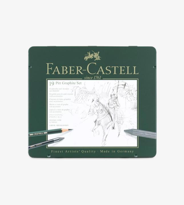 Image du produit Faber-Castell Pitt Graphite Set (2 mm, B, 19 x)