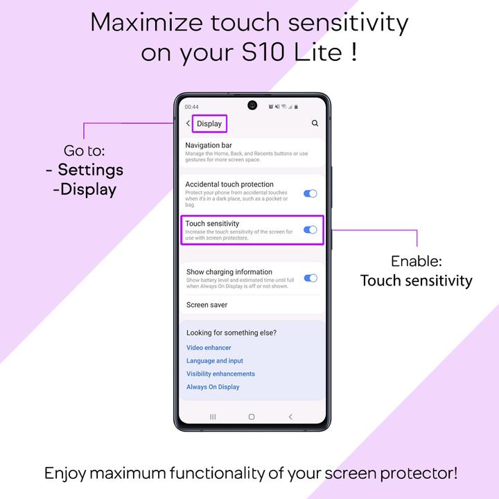 Immagine prodotto Nalia Custodia per cellulare a 360 gradi (Samsung Galaxy S10 Lite)