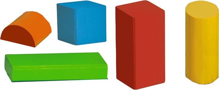 Produktbild Eichhorn Bunte Holzbausteine Baby