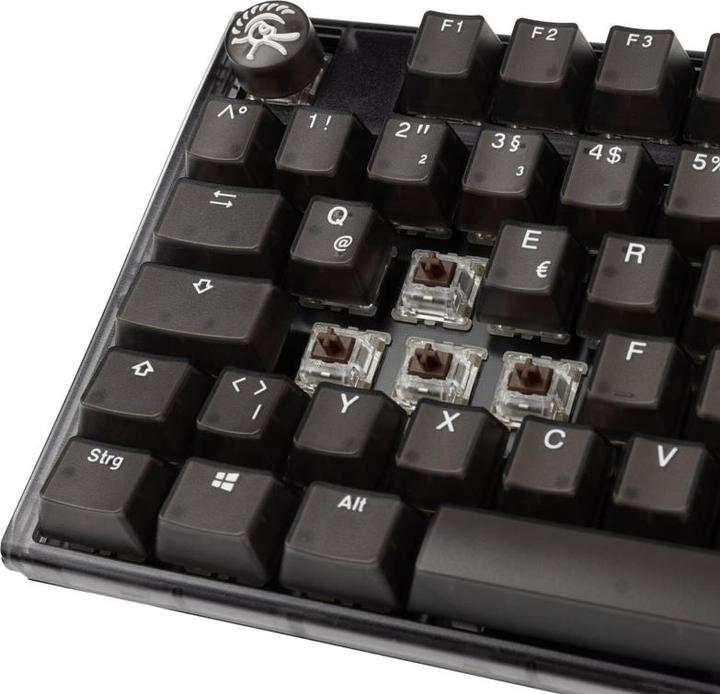 Produktbild Ducky One 3 Aura Black Gaming Tastatur, RGB LED - MX-Brown (DE, Kabelgebunden)