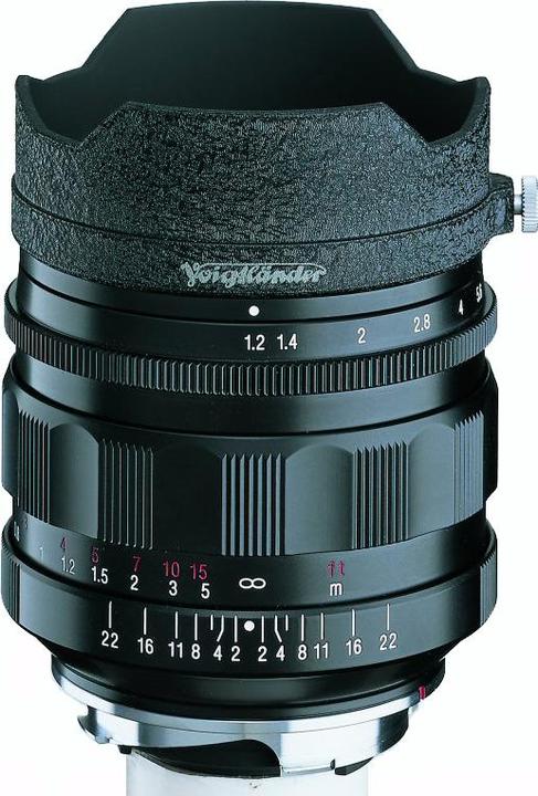 Actual product image Voigtländer Nokton lens 35mm, f/1.2 II, M bayonet (Leica M, full size)