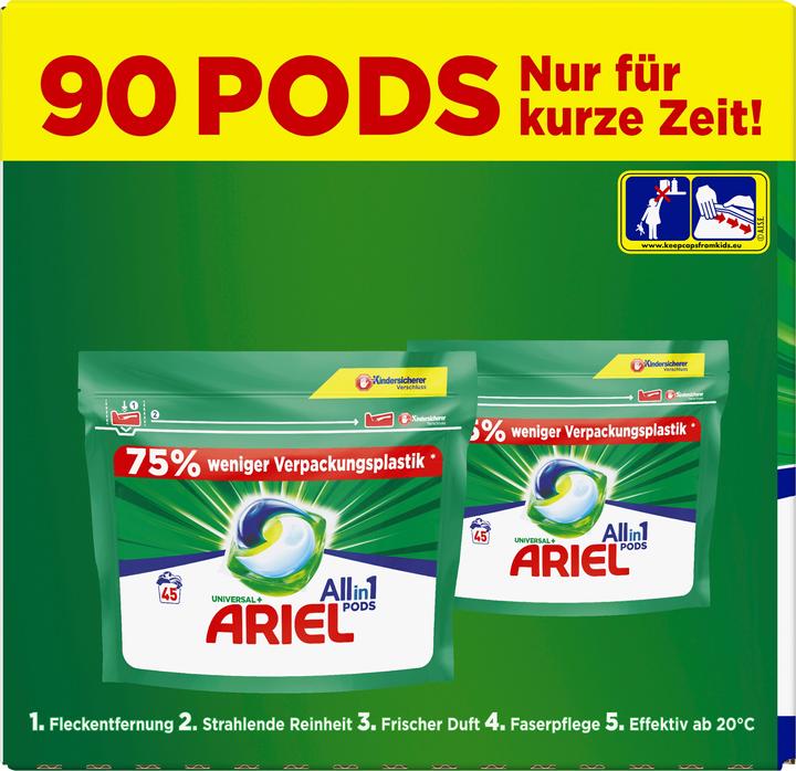 Produktbild Ariel All-in-1 (90 Waschgänge, Pods)