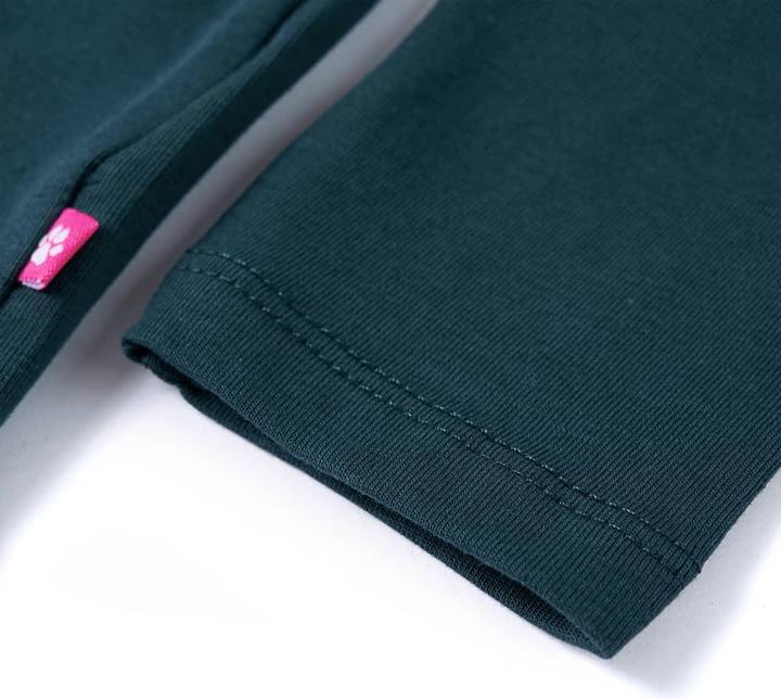 Immagine prodotto VidaXL Camicia da bambino a maniche lunghe verde scuro 116,Materiale: 95 (116)