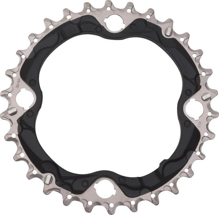 Actual product image Shimano SLX FC-M672/FC-M622 chainring AN 96 mm (30)