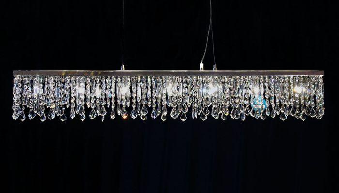 Actual product image TL Pendellampe 117cm gefertigt mit SPECTRA® Crystal von SWAROVSKI (G9)